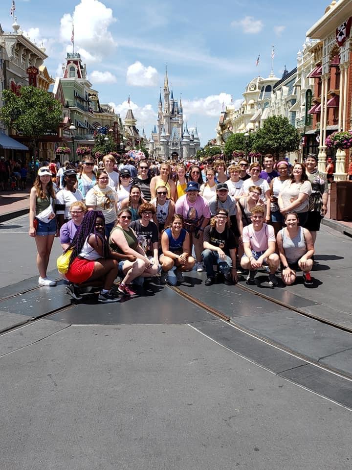 Upward Bound students at Disneyland